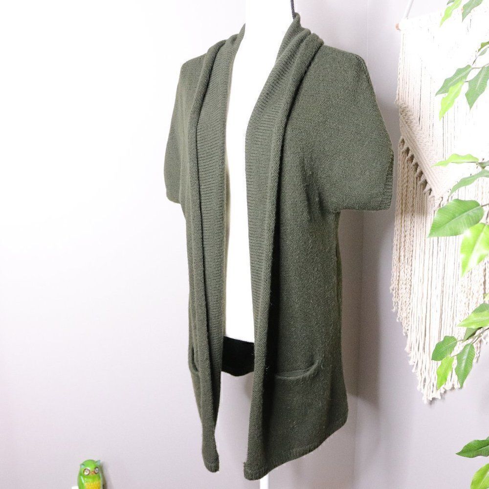 Vince | Open Front Wool Lama Cardigan